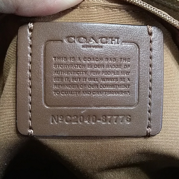 Coach Signature Canvas & Smooth Leather Ava Chain Tote *NWT* - Picture 10 of 12